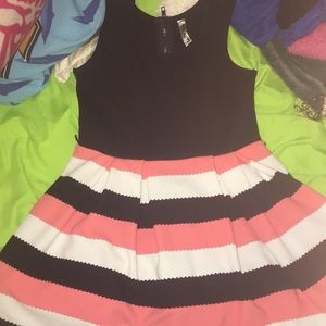 Striped girls dress